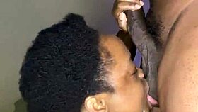 Big tits bbw sucks huge black cock pays rent due