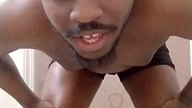 scorpio returns to spread ass in underwear making messy fun in new room