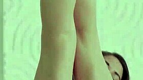 Petite brunette teen clips clothespins on swollen pussy lips