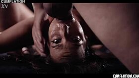 Amirah Adara begs anal creampie cumflation fill-up 😈💦