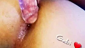 Playful Shemale Dildo Ass Toy Tease