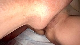 pink shaved pussy up close 51 days post virginity loss gettin licked good