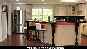 kinsley kane and skylar vox swap guys cum in wild competition