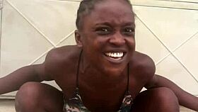 crazy african bitch twerks wild ass nonstop to afro beats