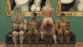 can nevaeh and teacher paula handle those massive bbc gangbang poundings?