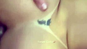 Huge Tits Brunette Sucking Cock Then Anal In Client's House