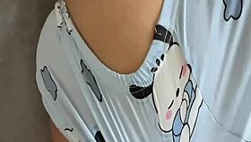 waking shaved latina pussy leads to fingering frenzy