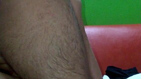 Dancing and sucking big black cock in motel while cuckold waits outside garage