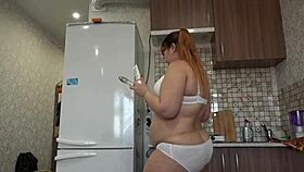 what if cleaning uncovers dildo for fat ass orgasm?