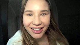 passenger in my fake taxi wears no panties ready for action