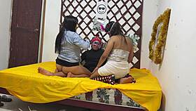 happy 2026! best friend joins wild threesome, hubby wrecks her doggystyle 🐶💦