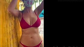 renatinha mello bares it all naked on copacabana avenue rio may 2021