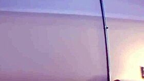 blonde heads backstage for intense hardcore session