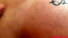 Plug preps her tight ass for hot bent over pounding.