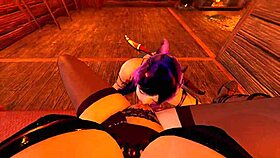 sharlea and glyssha lick each other's succubus pussies