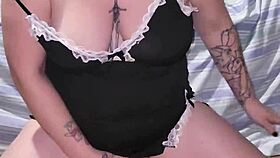 whoa this hot big tit wife squirts everywhere then cleans with her tongue 💦😍