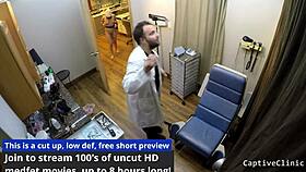 i'm blindfolded in latex gloves as lilith rose slaps humiliates me backstage