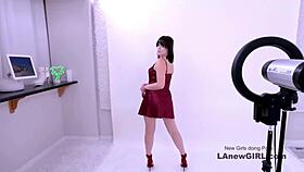 Shy Brunette Teen Hammered Intensely in Audition Fuck