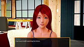redhead teen surges with game passion episode 425