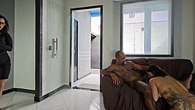 friend rams big ass until legs shake wildly