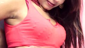 Imagine this cute Indian beauty moaning hard as thief pounds her tight pussy rough