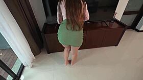 horny fitness babe seduces stepbro for huge cock pussy pounding!