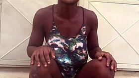 crazy african bitch twerks wild ass nonstop to afro beats