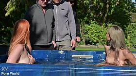 veronica leal and leya desantis, bi besties drilled dp by robbers in robbery part 2?