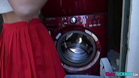 canadian blonde bent over doggystyle in lingerie for american guy