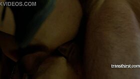 dream lover pounds cute ts ariel demure's tight ass in library