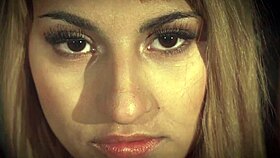 naughty blonde teen bound over desk spanked hard in garage bdsm punishment