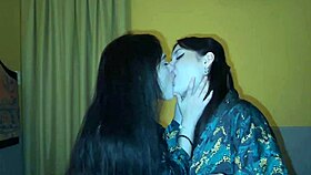 i got fucked raw by my bisexual friend in a steamy lesbian massage turning into rough scissoring and pussy licking orgy