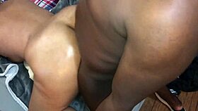 Pounding thick oiled Latina's fat ass raw and hard