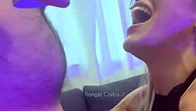 Huge Tits Brunette Sucking Cock Then Anal In Client's House