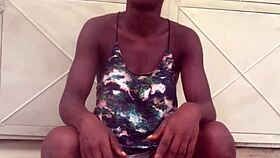 crazy african bitch twerks wild ass nonstop to afro beats