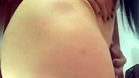 Gostosa seduces with her juicy curves craving cock