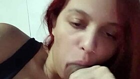 tall domme fists huge belly with banana worship