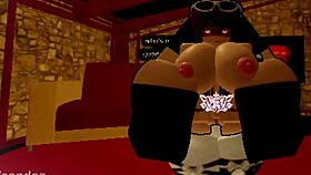 futanari pounds sexy ass in roblox virtual world