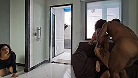 friend rams big ass until legs shake wildly