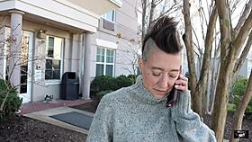 Stranger Bareback Creampies Married Housewife During Desperate Phone Call