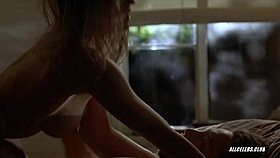 imagine janet gunn's sexy milf tits in a steamy handjob tease from night of the running man