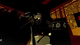 futanari pounds sexy ass in roblox virtual world