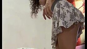 peeking into my colombian friend alexia's sexy miniskirt room