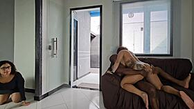 friend rams big ass until legs shake wildly