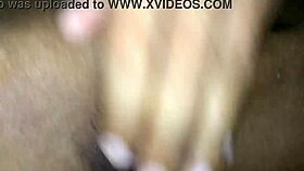 rubbing cock on friend's tight wet pussy for creampie