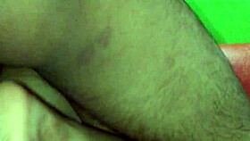 Dancing and sucking big black cock in motel while cuckold waits outside garage