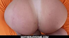 Big ass latina milf orgasms wildly on huge cock in intense POV.
