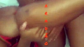 big black cock pounds ebony ass deep then blasts saggy tits