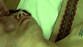 busty tgirl unloads massive facial cumshot blast