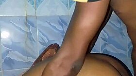 wanna watch me bang this big tits babe hard before her shower time?